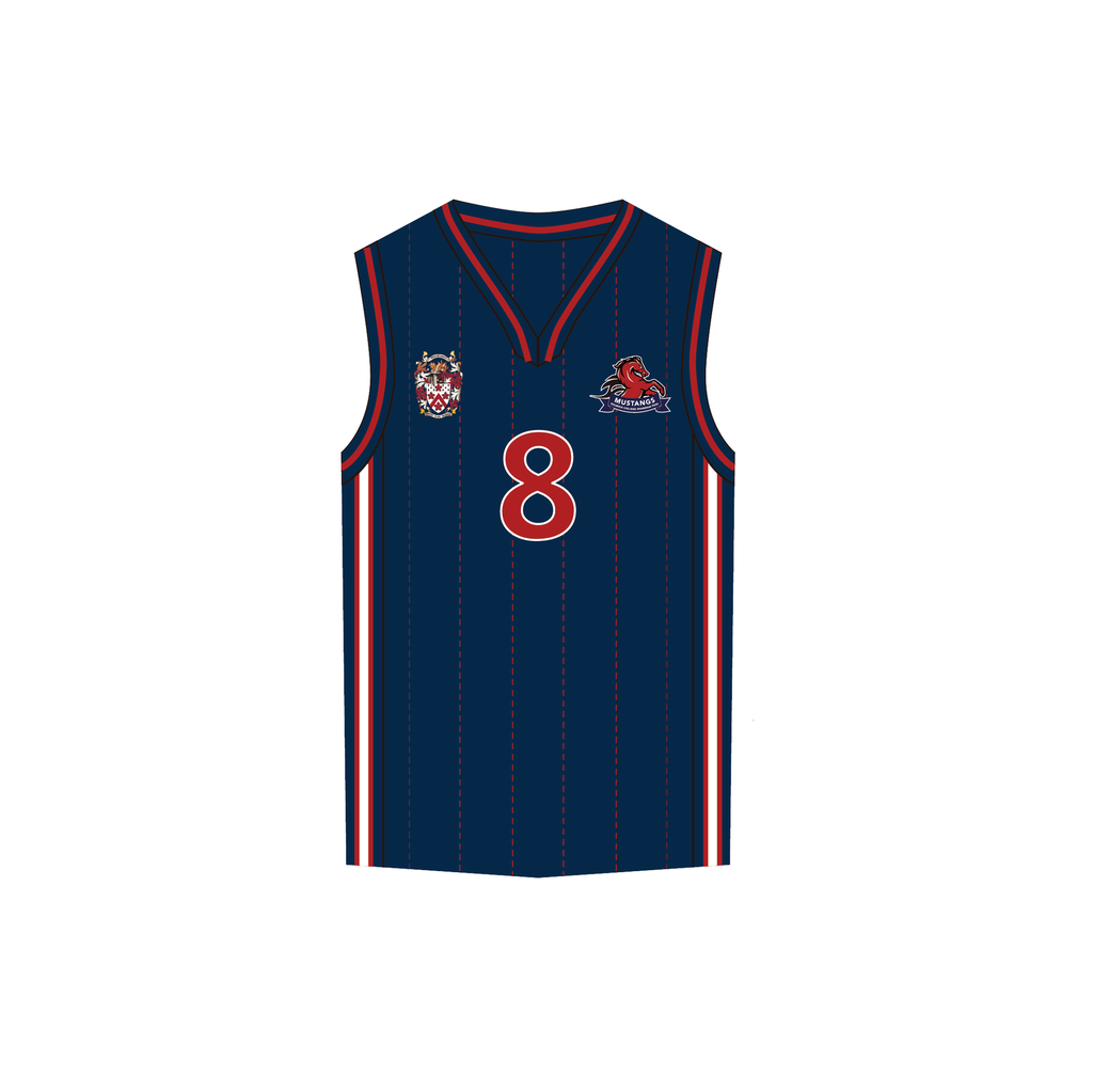DCSPX Mustangs SISAC Basketball Jersey - AWAY