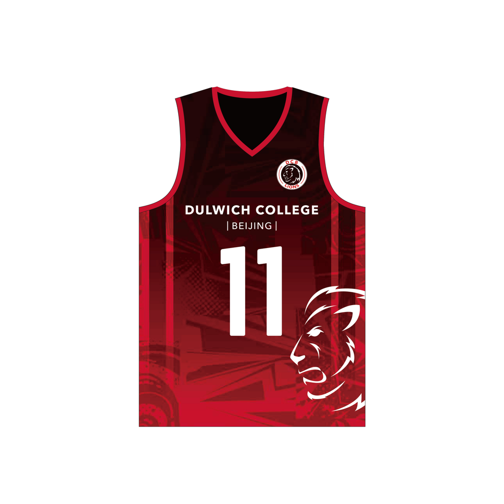 Y10-Y13 Basketball Jersey - HOME DCB Lions 