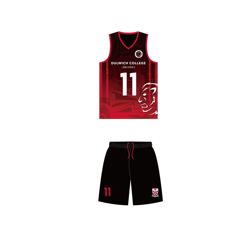 Y10-Y13 Basketball Jersey - HOME DCB Lions Kit